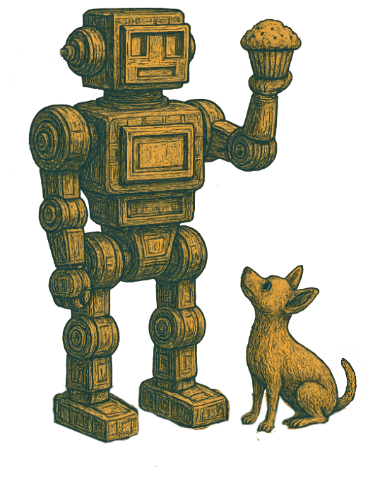 Robot and Dog